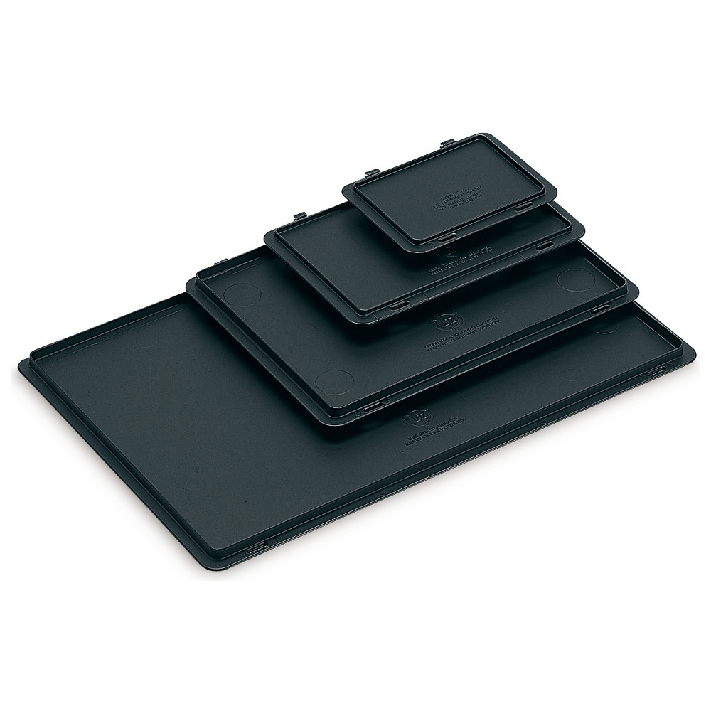 Hinged lid, for ESD shelf containers, 600 x 400 mm