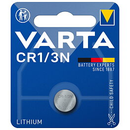 Litiumknappcell, CR1/3N, 3 V, 170 mAh