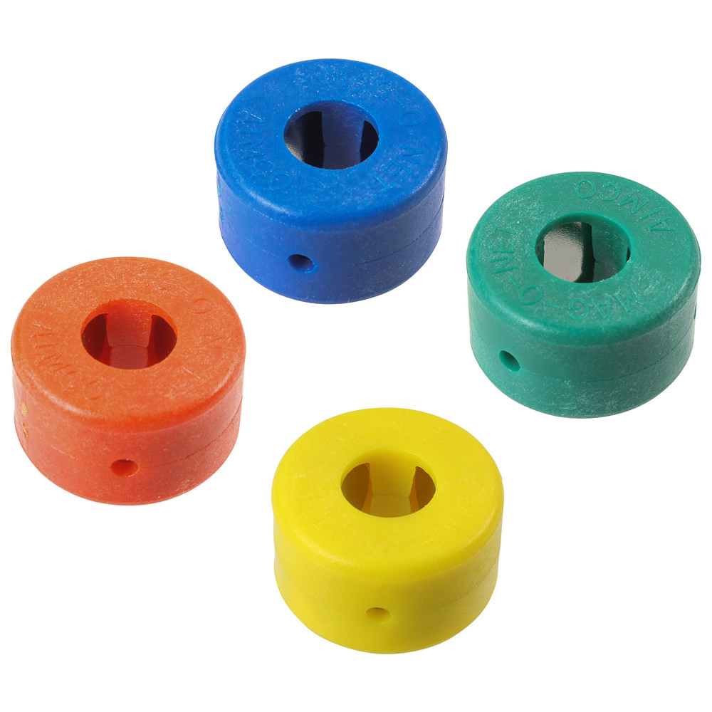 Magnetic rings for bit magnetization, inner Ø 6 mm, 1/4" with small Ø