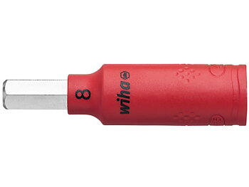 Insulated nut driver insert 1/4´ internal hexagon