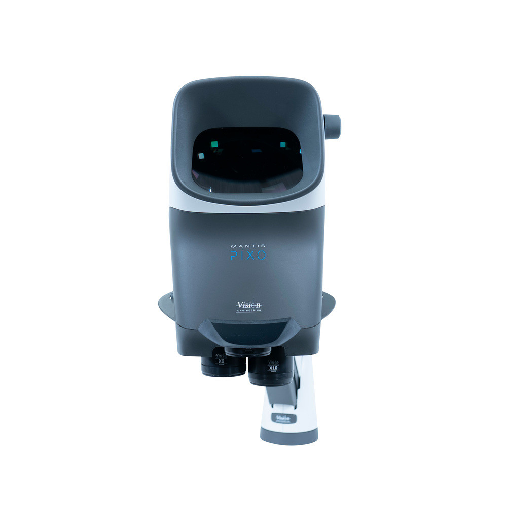 MANTIS PIXO stereo microscope head, with Verso universal stand