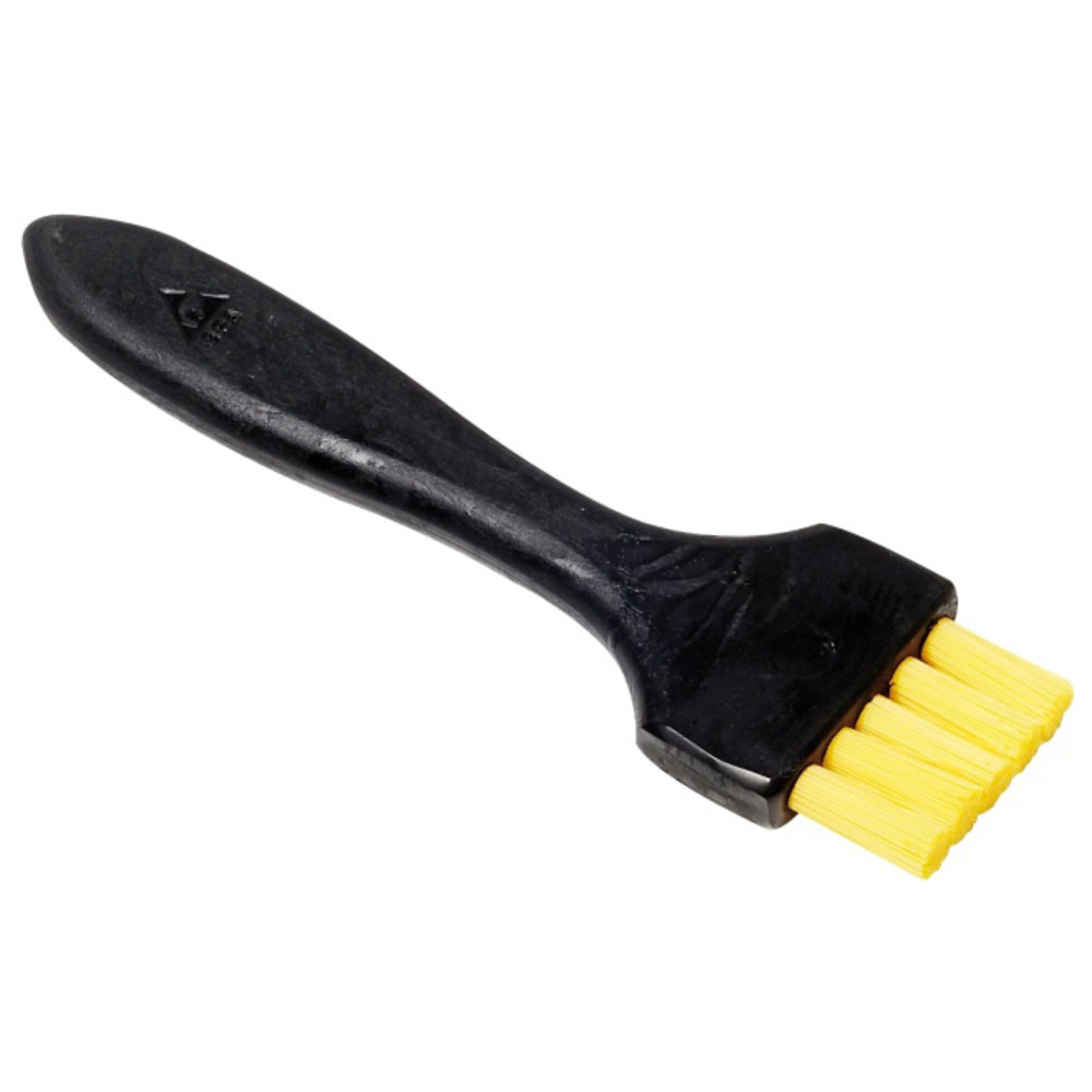 Platt borste hård, gula nylonborst, ESD, bredd 38 mm
