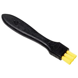 Platt borste hård, gula nylonborst, ESD, bredd 19 mm