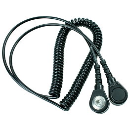 Mini coiled cable, ESD, 3/10 mm push button