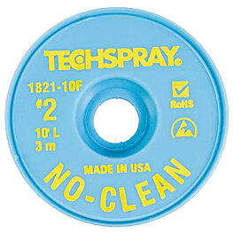 No-Clean desoldering braid, 1.4 mm, 3.0 m, yellow
