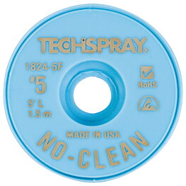 No-Clean desoldering braid, 3.3 mm, 1.5 m, brown
