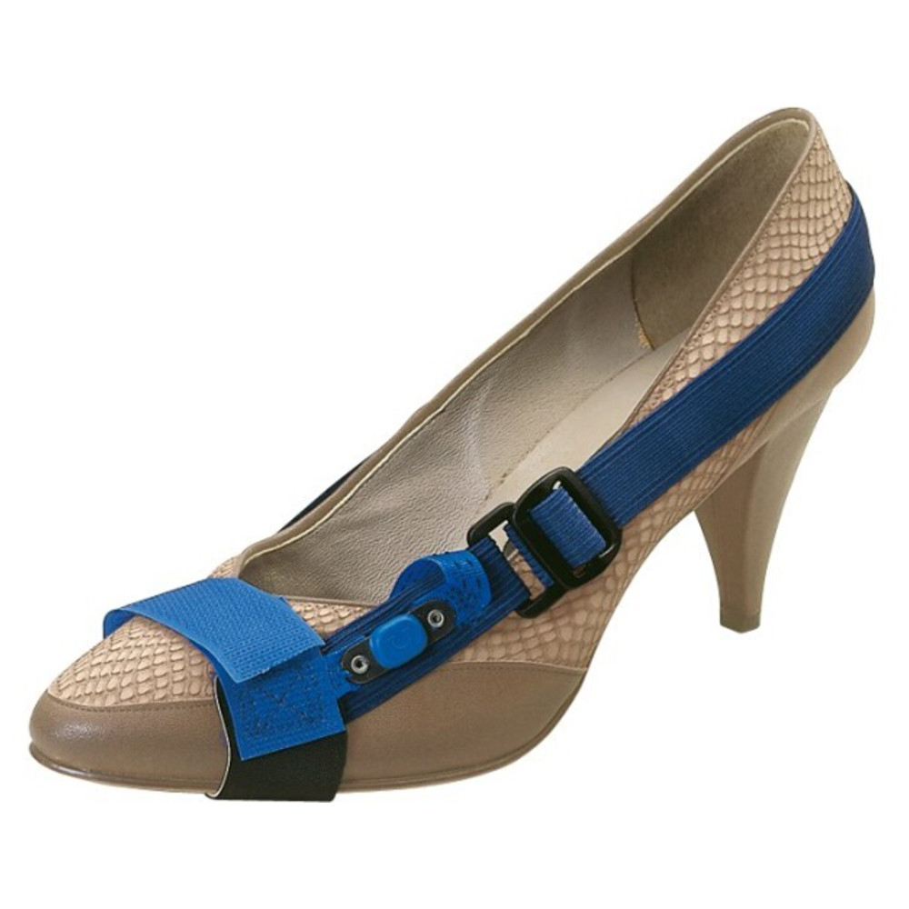 Permanent toe strap for women´s shoes, ESD, Velcro fastener