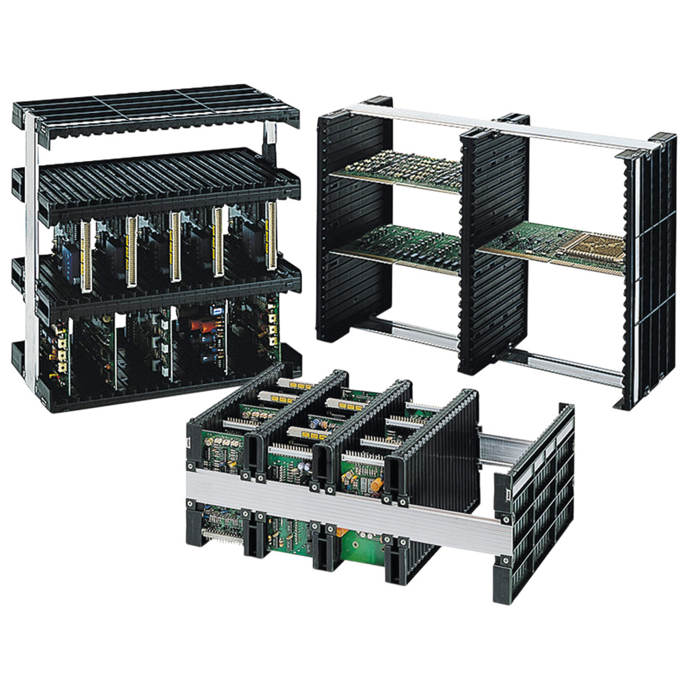 PCB frames, ESD, 552 x 53 x - mm, aluminum profile version (pair)