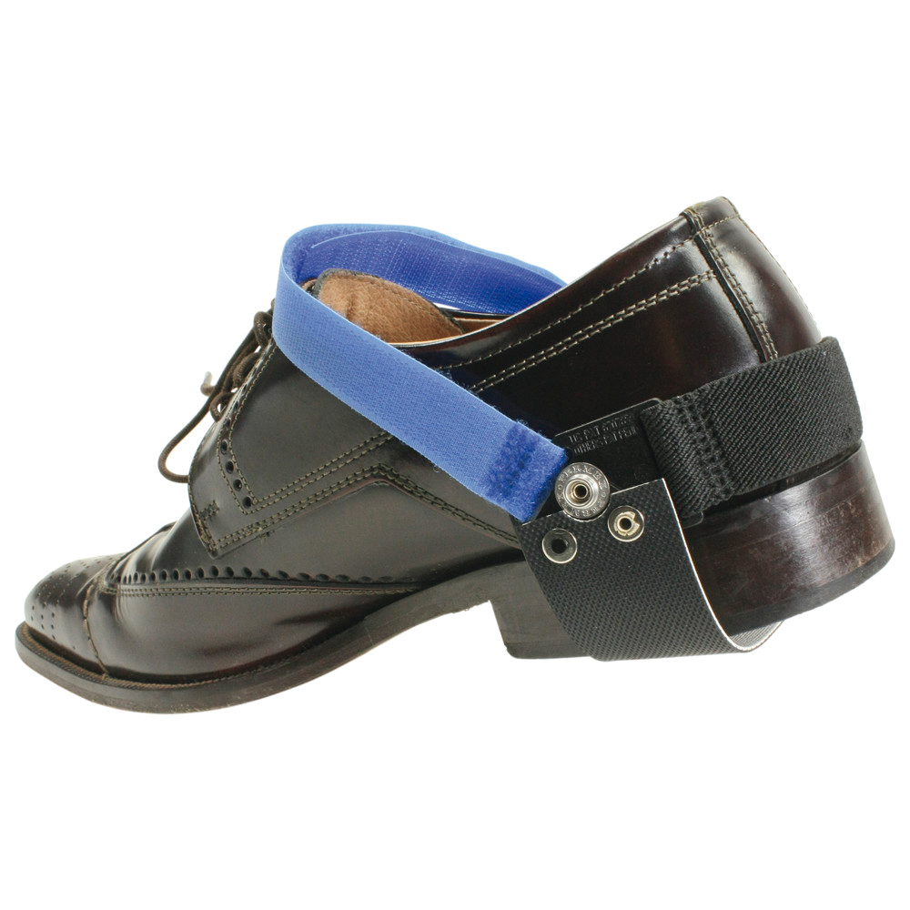 Permanent heel strap for visitors, ESD