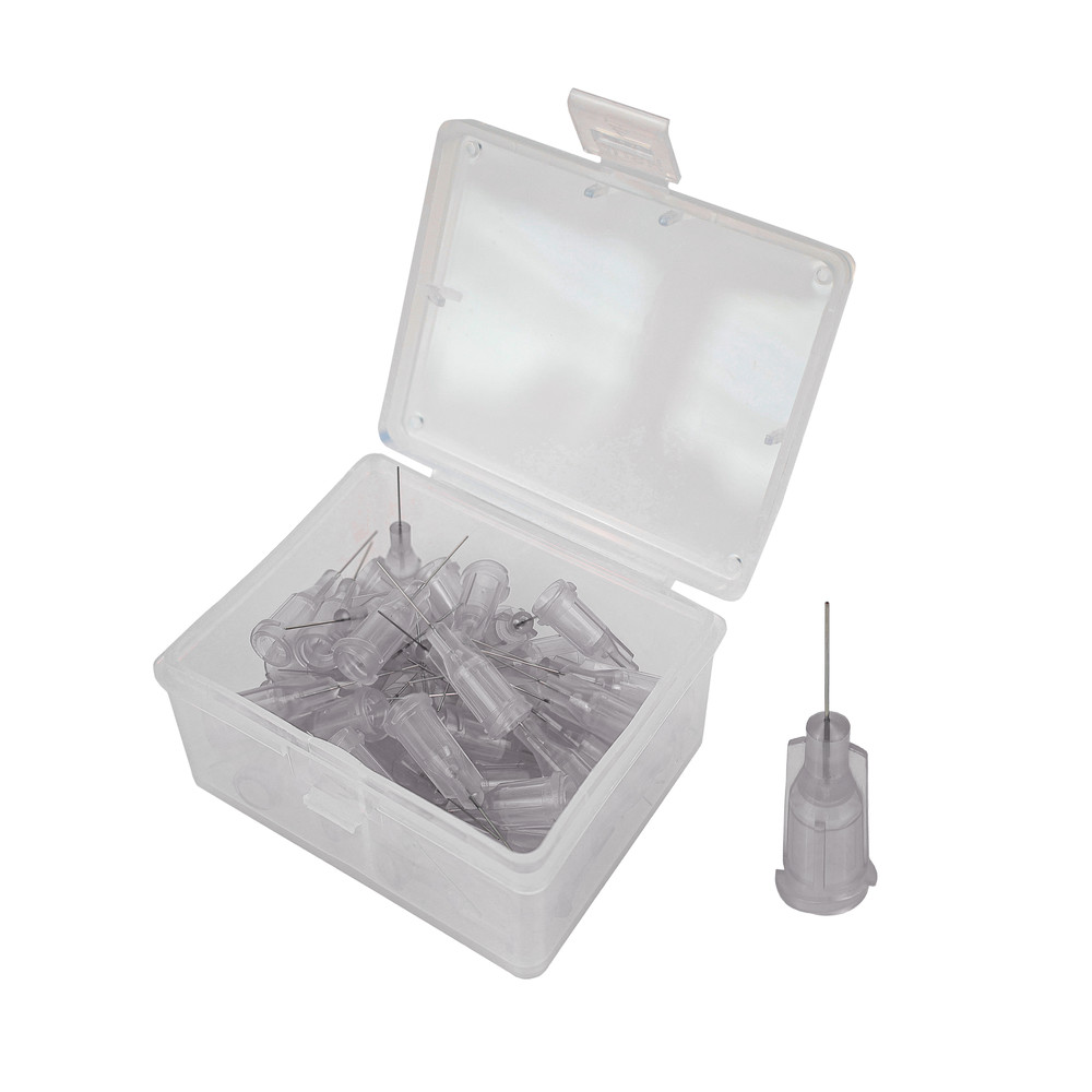 Dosing needles, inner Ø 0.20 mm, length 12.7 mm, transparent (pack of 50)