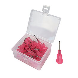 Doseringsnål, rak, 1/2", 0,60 mm / Gauge 20, rosa (50/pack)