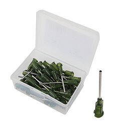 Doseringsnål, rak, 1", 1,60 mm / Gauge 14, olivgrön (50/pack)