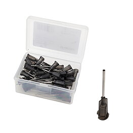 Doseringsnål, rak, 1", 1,19 mm / Gauge 16, grå (50/pack)