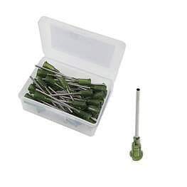 Doseringsnål, rak, 1,5", 1,60 mm / Gauge 14, oliv (50/pack)