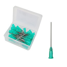 Doseringsnål, rak, 1,5", 0,84 mm / Gauge 18, grön (50/pack)