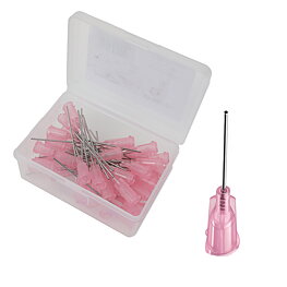 Doseringsnål, rak, 1,5", 0,60 mm / Gauge 20, rosa (50/pack)