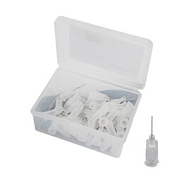 Doseringsnål, rak, 1/4", 0,21 mm / Gauge 27, transparent (50/pack)