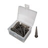 Doseringsnål av plast, 1,19 mm / Gauge 16, grå (50/pack)