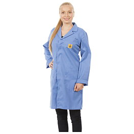 ESD work coat AM-160, size 5XL, color blue