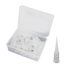Doseringsnål av plast, 0,21 mm / Gauge 27, transparent (50/pack)