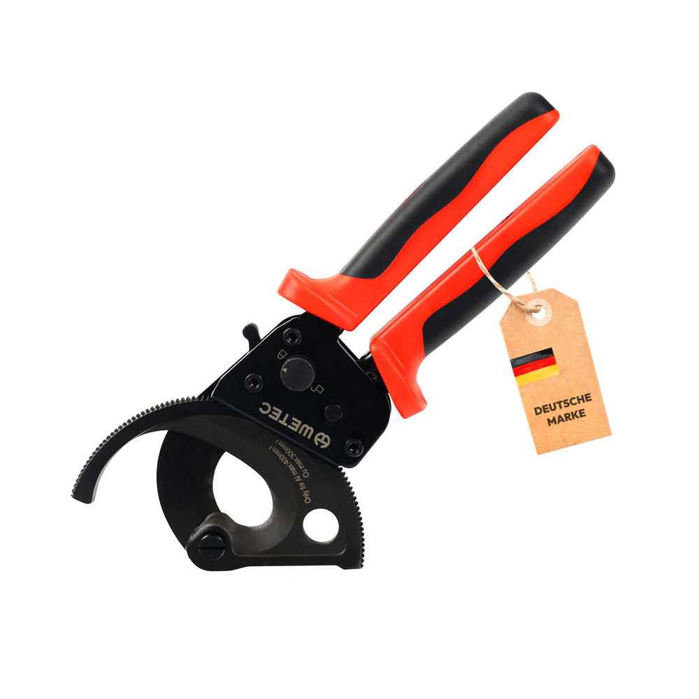 Ratchet cable cutter, 250 mm