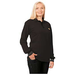 ESD långärmad polotröja,svart - L
