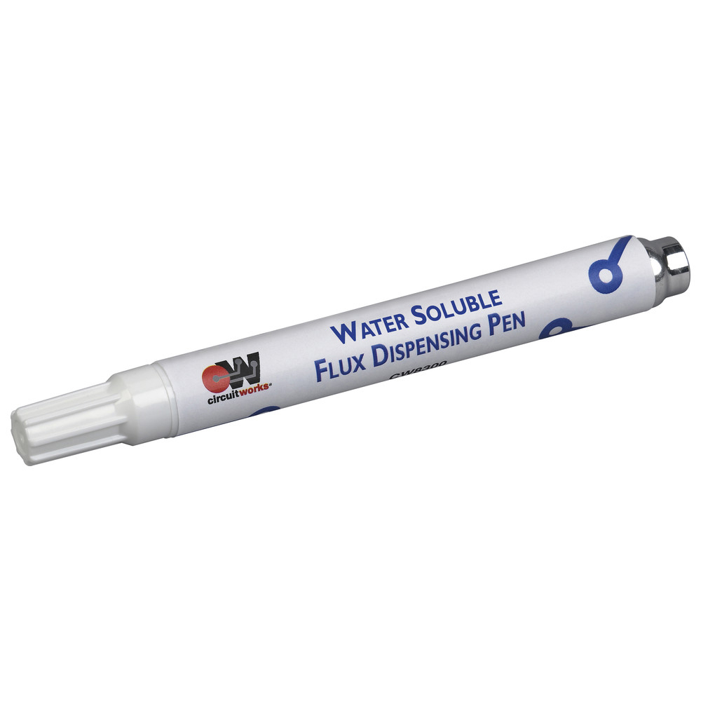 Flux pen, with water-soluble flux