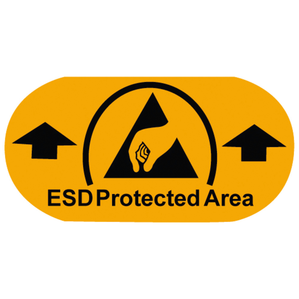 Floor marking stickers, ESD