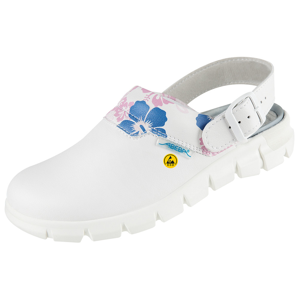 ESD Clog Dynamic 37320, 42, white, printed