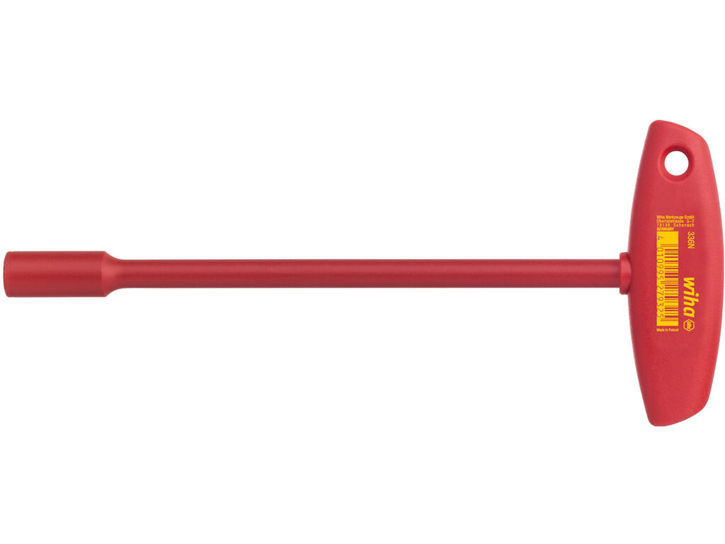 Mutterdragare med T-handtag 1000V Hex 17 mm