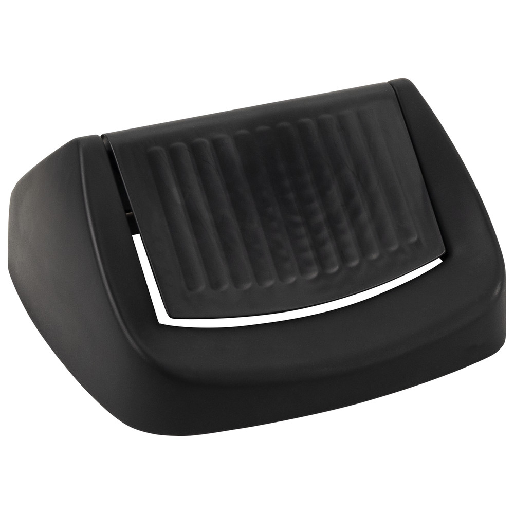 Swing lid for ESD waste bin