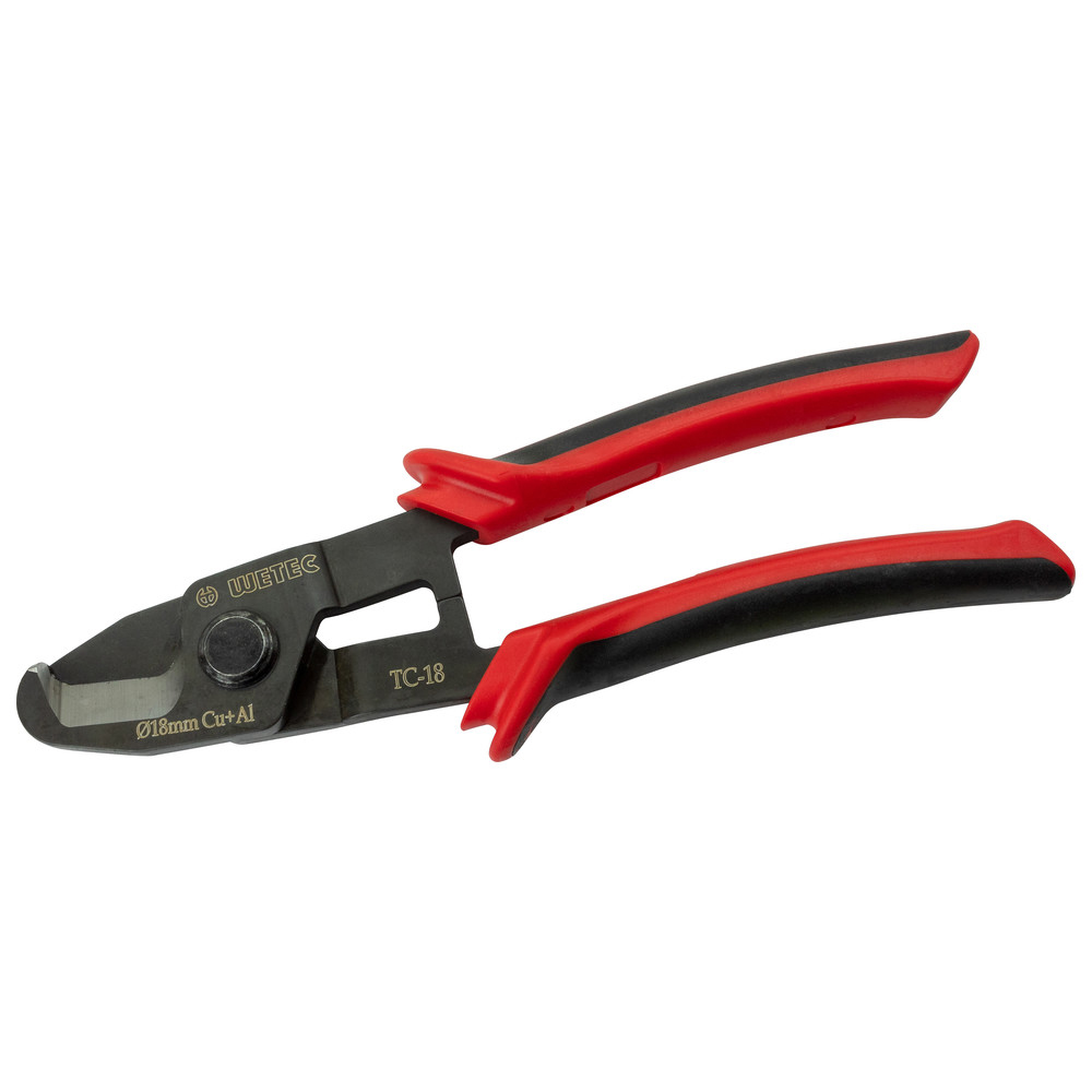 TC cable cutters, with standard handles, cutting capacity 18 mm