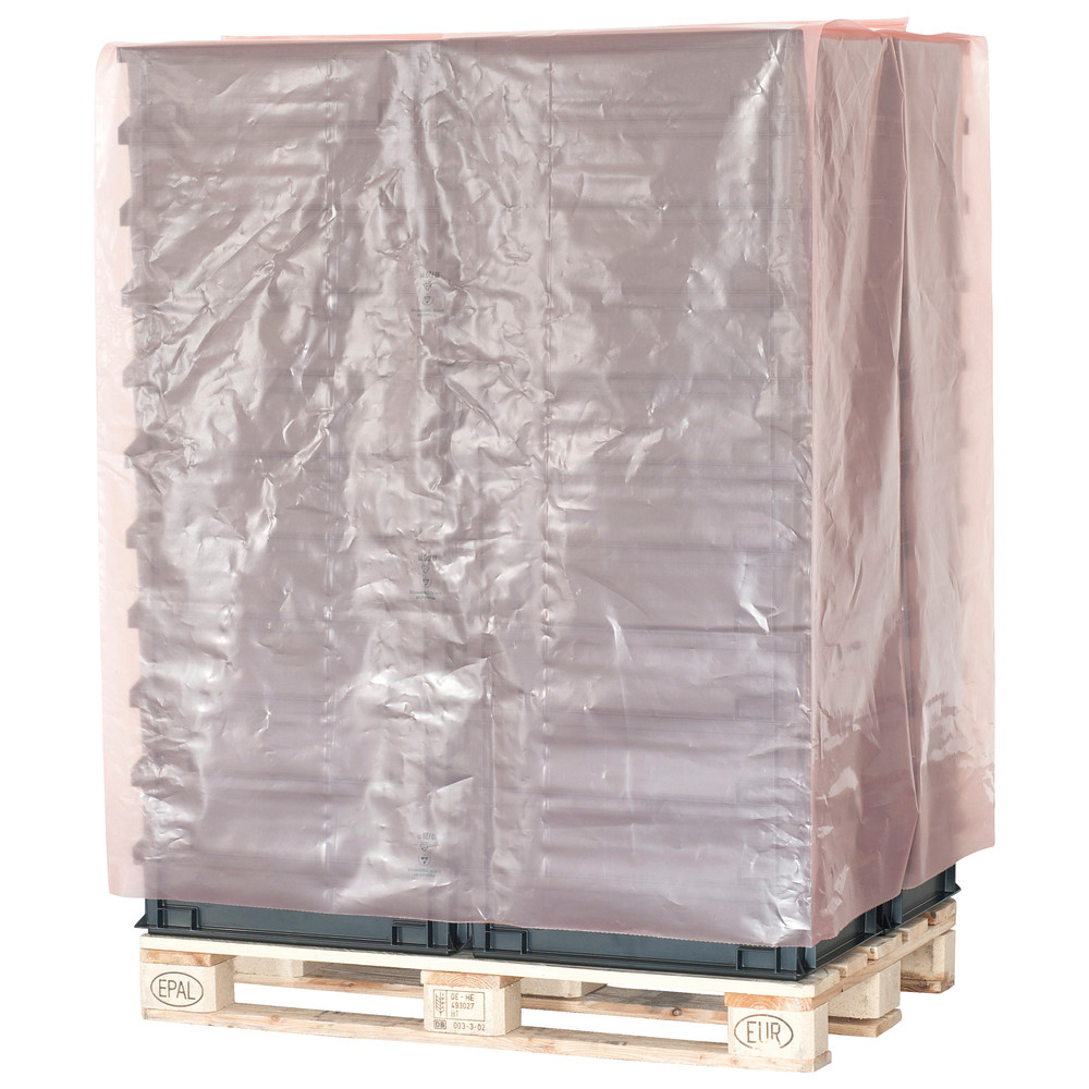 Permastat gusseted hood, ESD, 1,250 + 850 x 1,850 mm