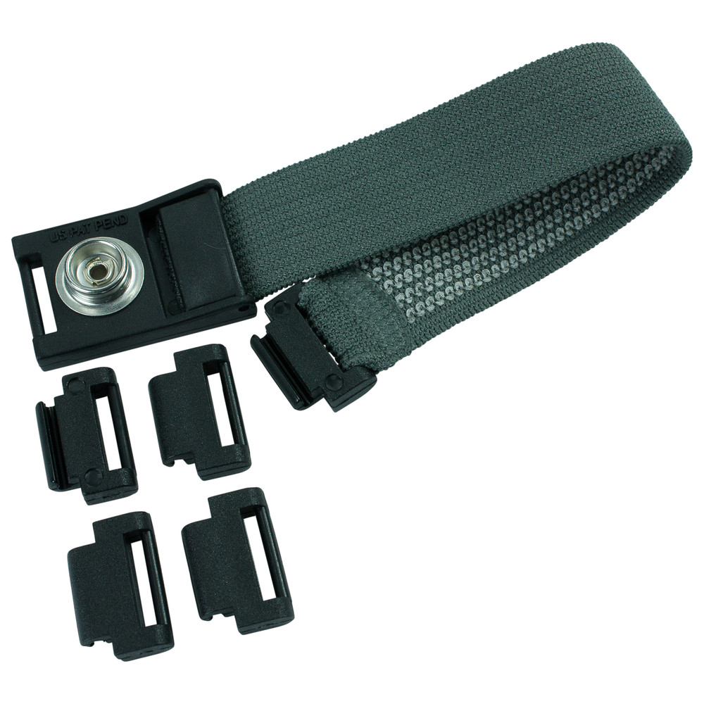 Wrist strap, ESD, gray, 10 mm