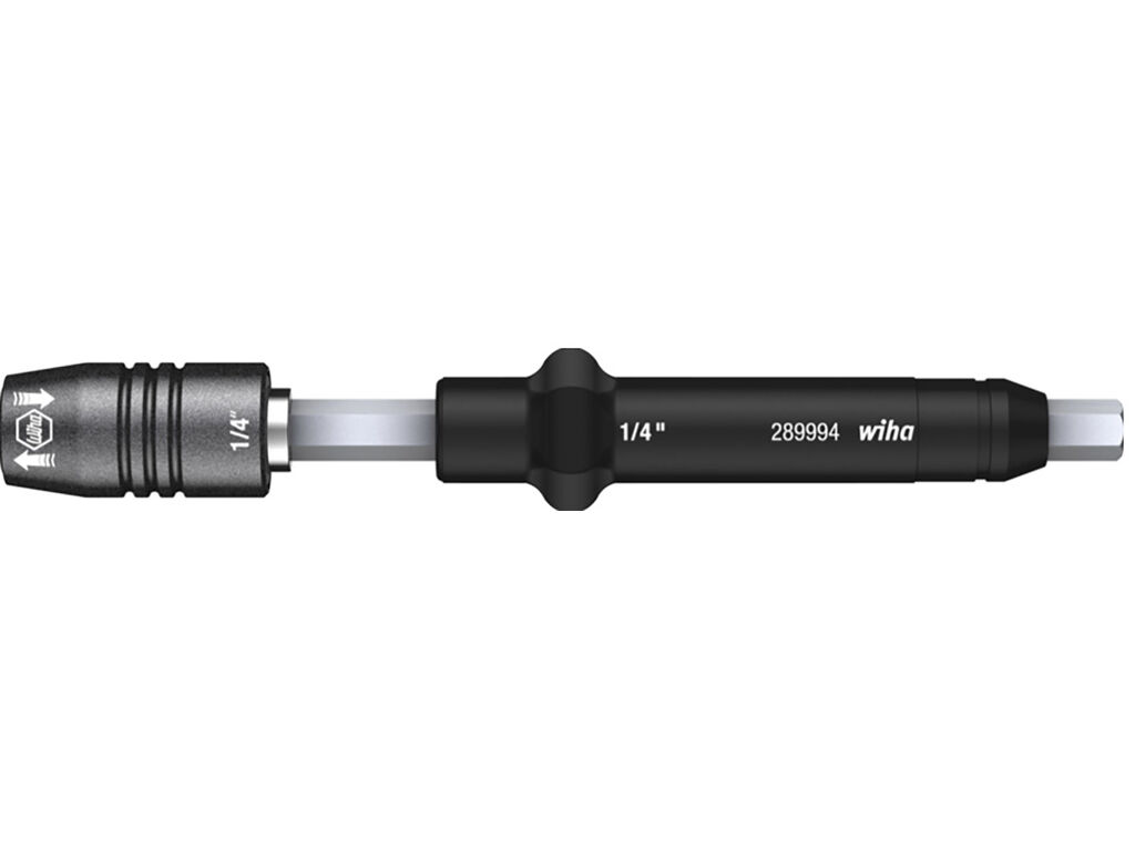 Bit holder for torque screwdriver with T-handle 1/4´ 125 mm