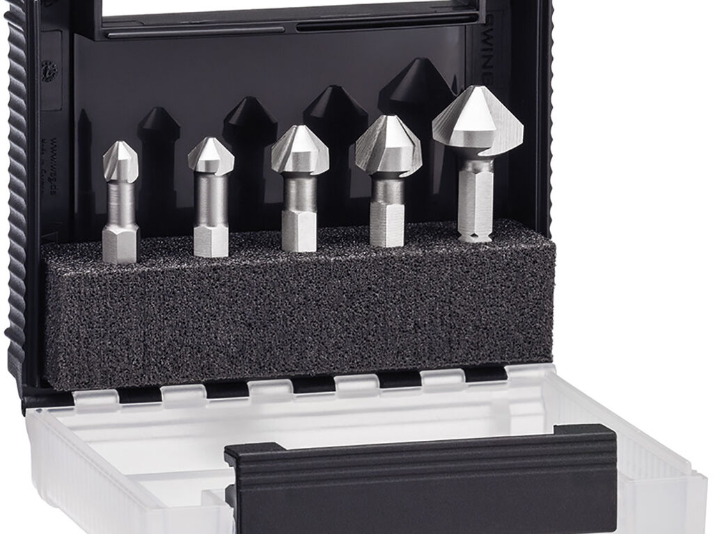 Countersink bit set 1/4´ 6-pcs. incl. box