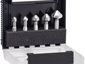 Countersink bit set 1/4´ 6-pcs. incl. box