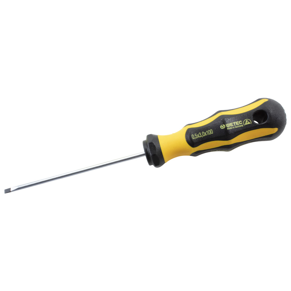 Slotted screwdriver, ESD, 6.5 x 150 mm, 260 mm