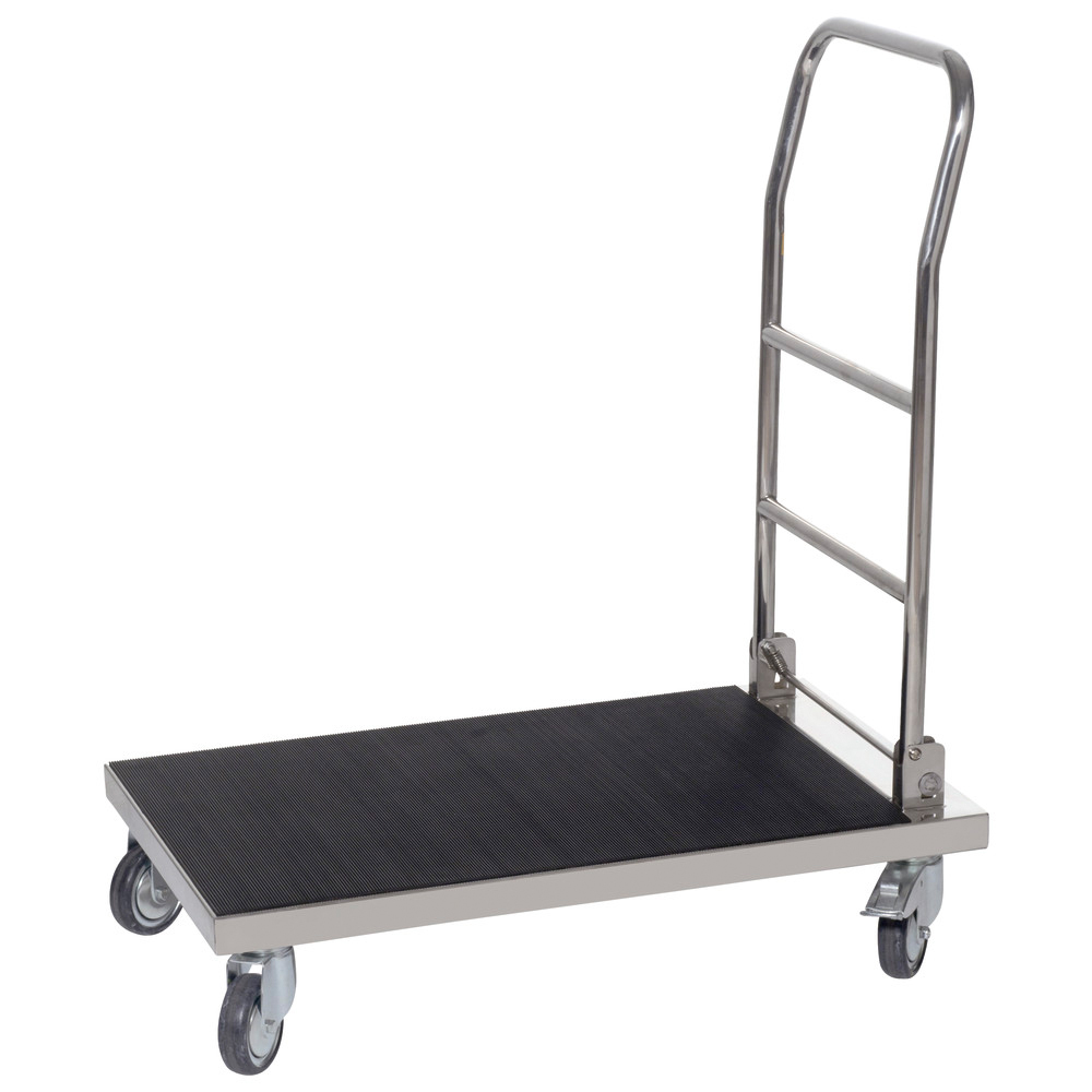 Transport trolley with folding handle, ESD