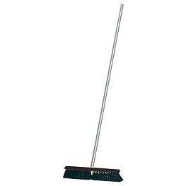 Sweeping broom with aluminum handle, ESD, width 400 mm