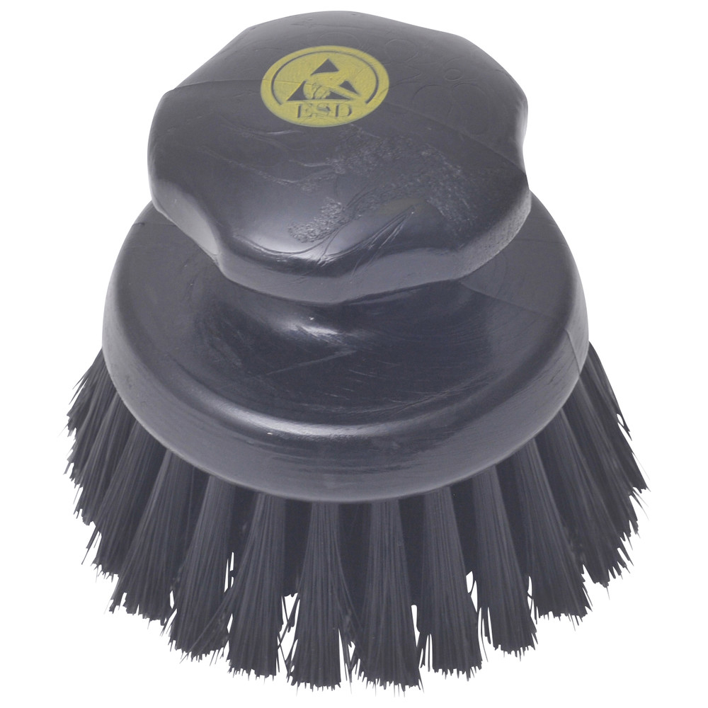 Hand brush, round, ESD, 125 mm
