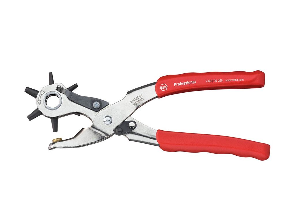 Professional revolving punch pliers 225 mm