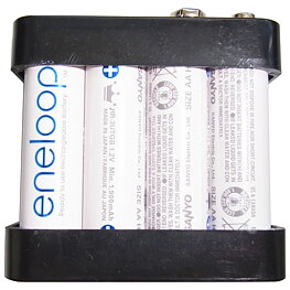 Metriso3000 battery pack, with 8 LSD NiMH batteries