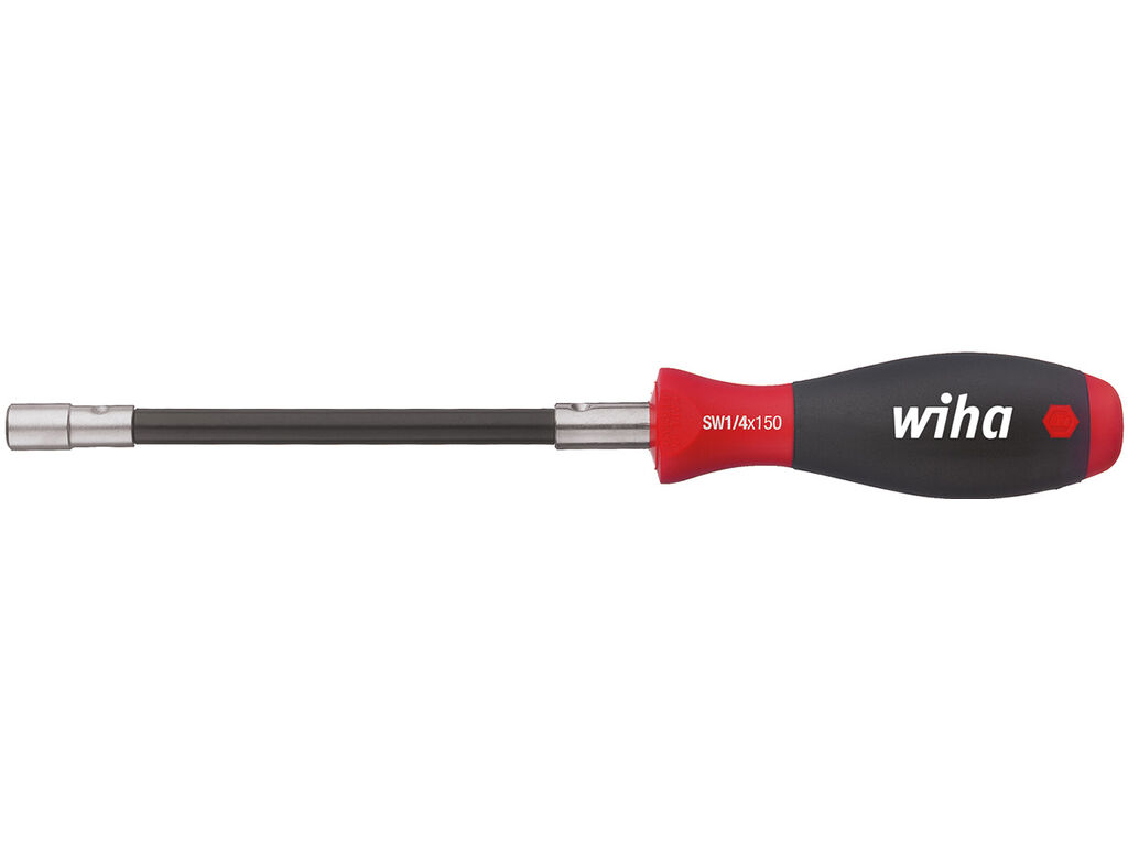Screwdriver with bit holder SoftFinish® clamping with retaining ring Flexible sh