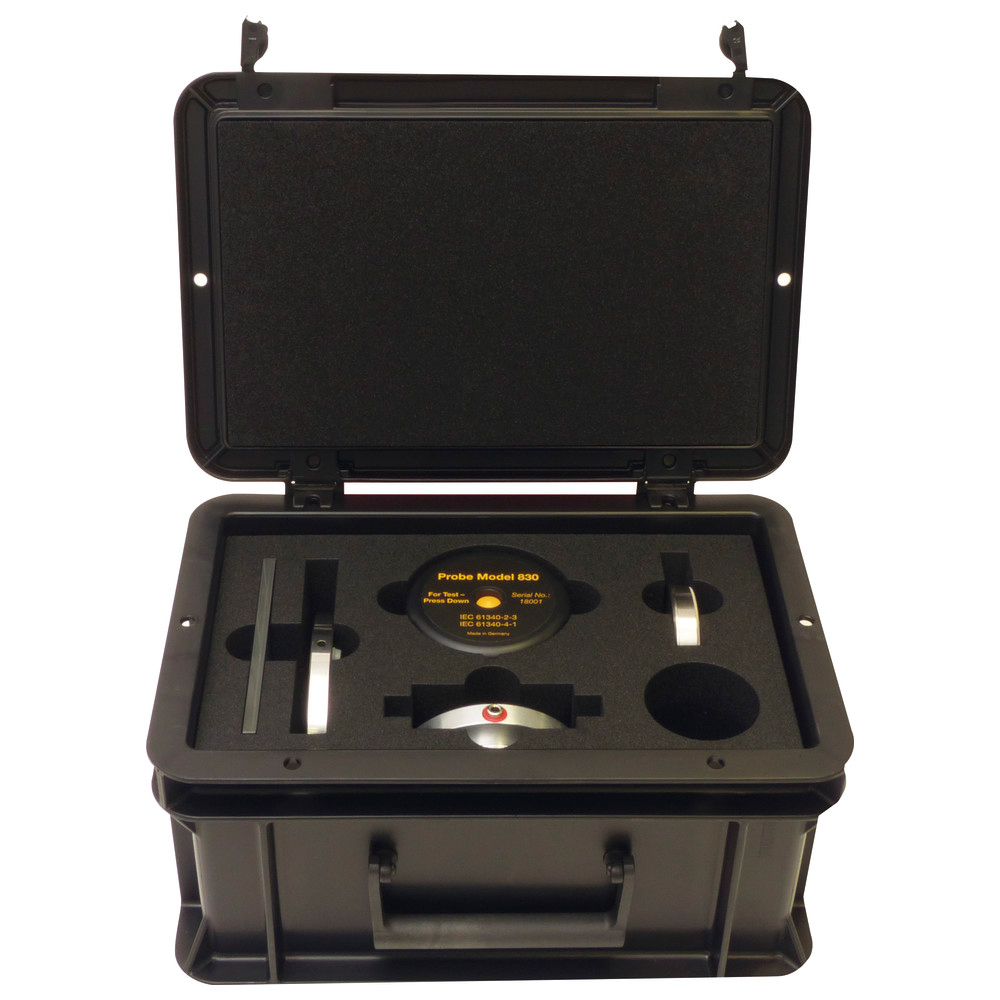 Press-on electrode set in case, ESD