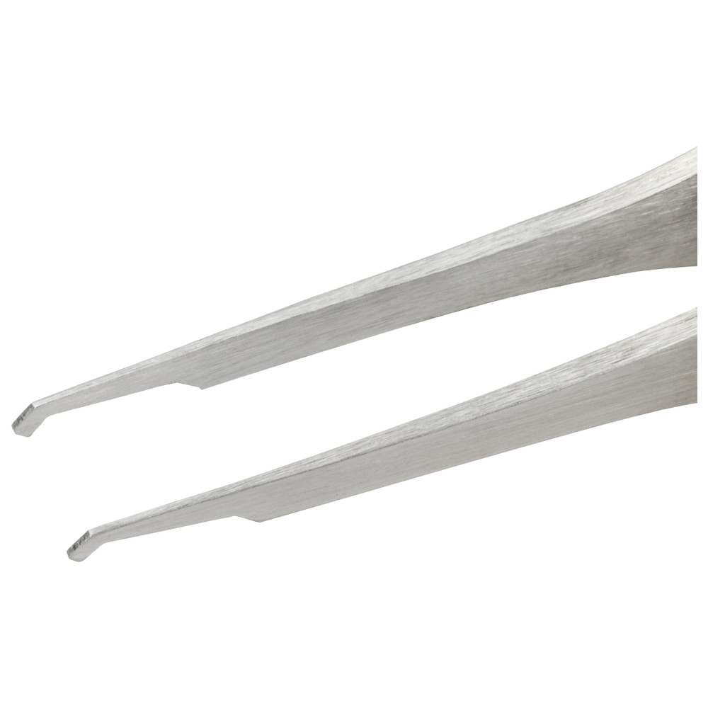 SMD tweezers 103ACA, angled tips