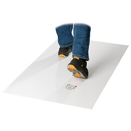 Adhesive mat, white