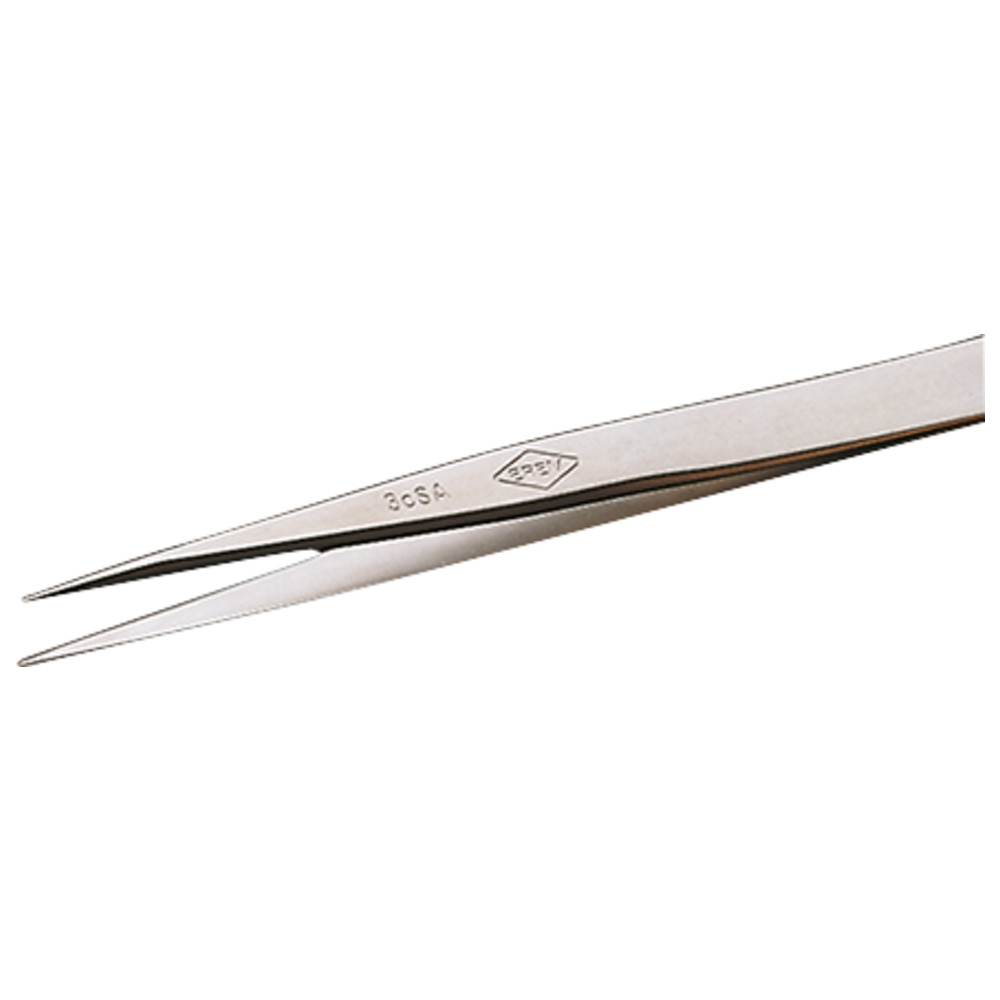 Precision tweezers 3CSASL, fine straight tips