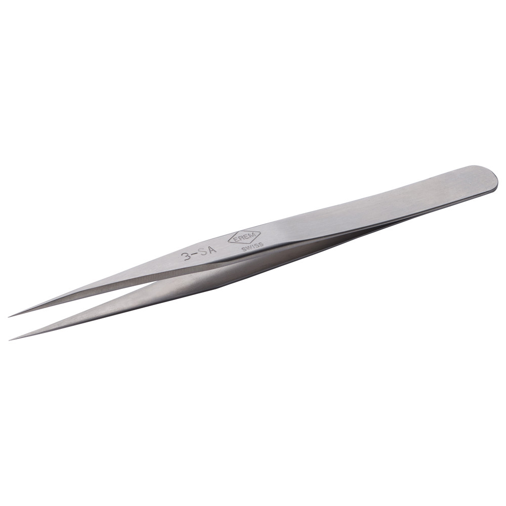 Precision tweezers 3SA, fine tips