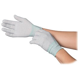Nylon/polyester glove with cuff, without coating, ESD, M